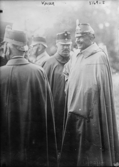 Kaiser Wilhelm with His Troops by George Grantham Bain